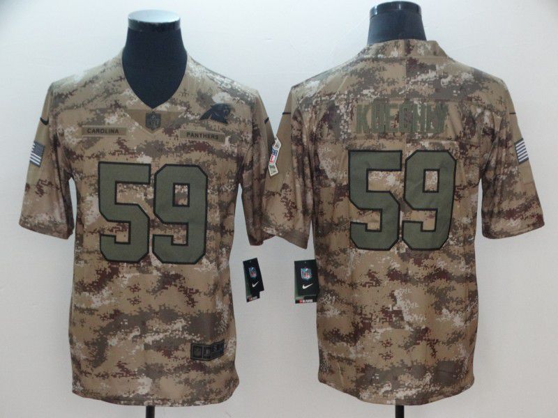 Men Carolina Panthers #59 Kuechly Camo Nike Vapor Untouchable Limited NFL Jersey